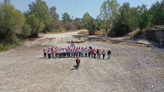 Denizli'de 852 yıllık gelenek bu kez kuruyan nehir yatağında sembolik olarak yapıldı