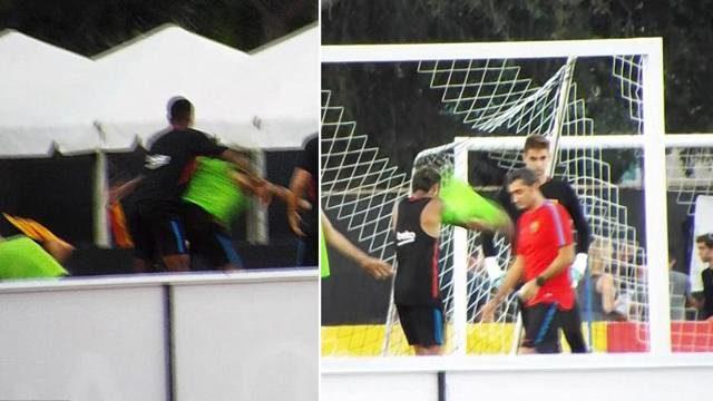 Neymar yeni transfer Nelson Semedo'yu yumrukladı