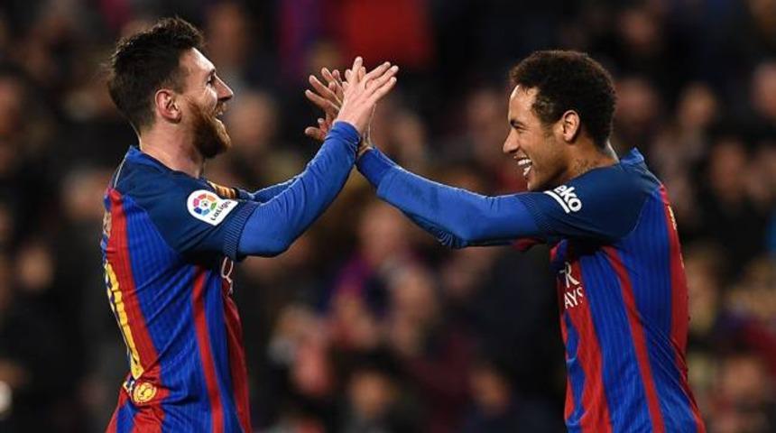Messi, Neymar'a b&ouml;yle veda etti