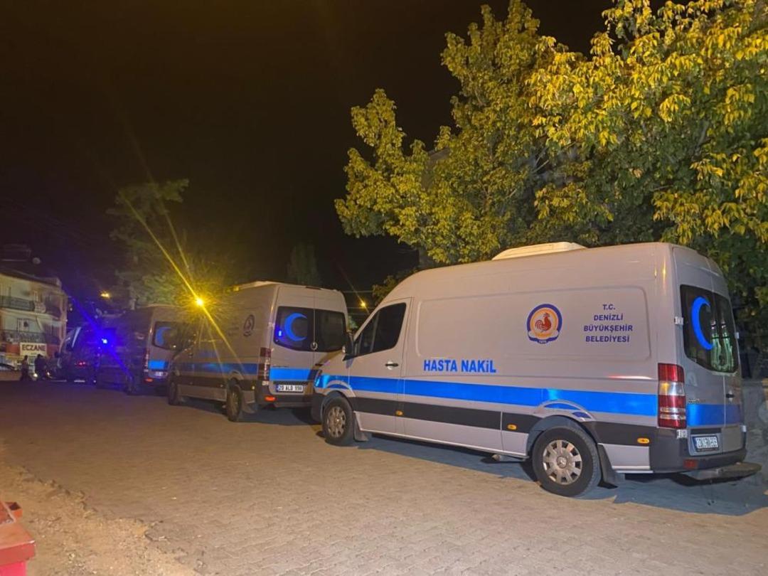 Denizli de orman yangını: Hastane tahliye edildi 1