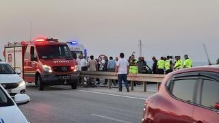 Kastamonu'da otomobil bariyerlere çarptı: 2'si ağır 5 yaralı