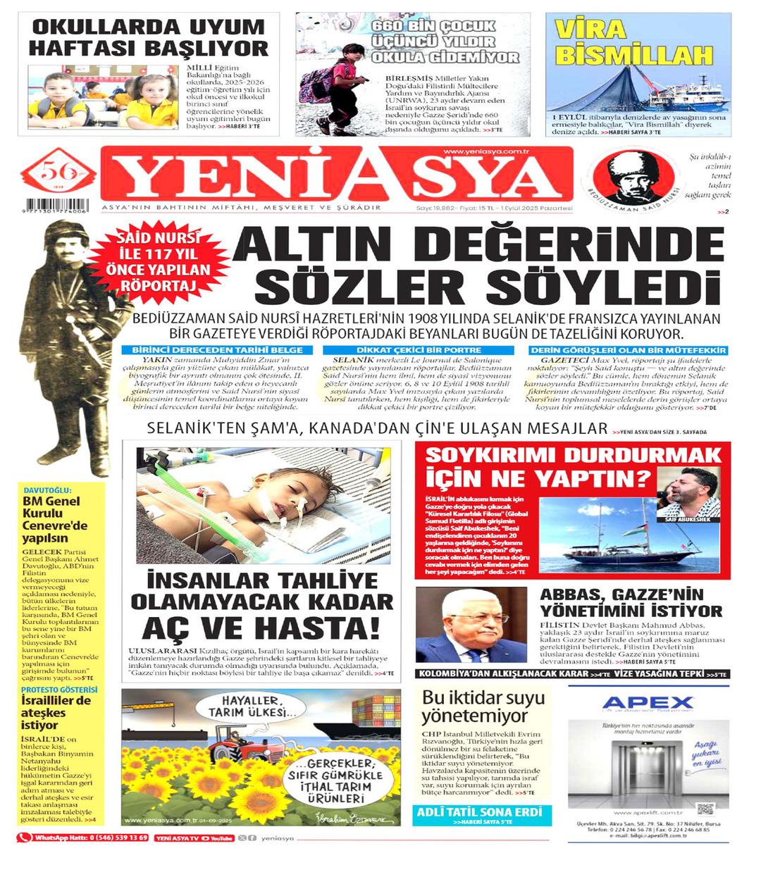 Yeni Asya Gazetesi