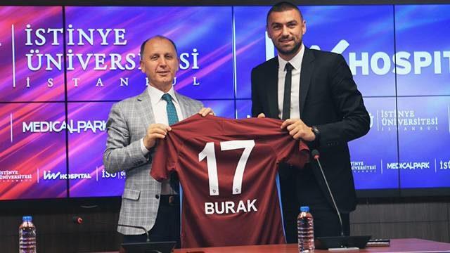Trabzonspor Burak Yılmaz'la 3 yıllık sözleşme imzalandığını açıkladı
