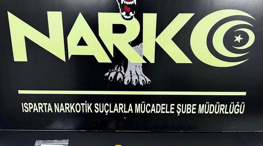 Isparta’da uyuşturucu madde ele geçirildi