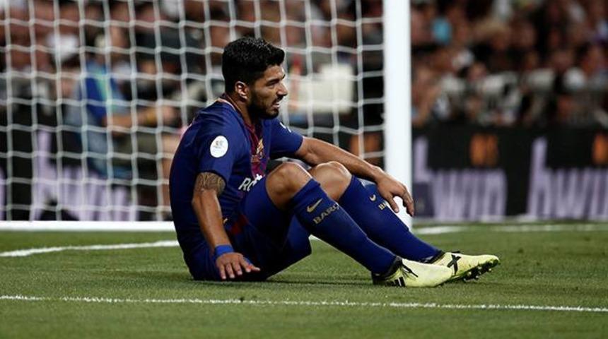 Luis Suarez 1 ay sahalardan uzak kalacak