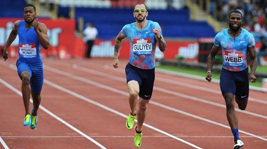 Ramil Guliyev Diamond League'de 200 metrede birinci oldu