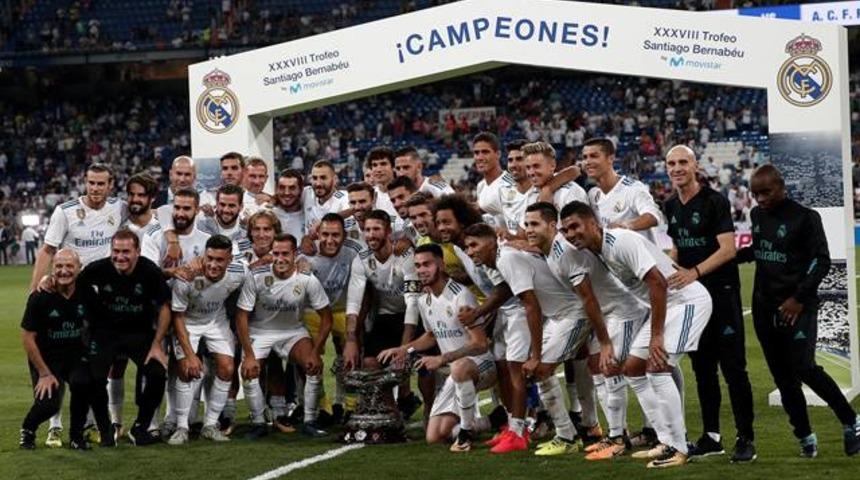 Real Madrid kupayı kaptı