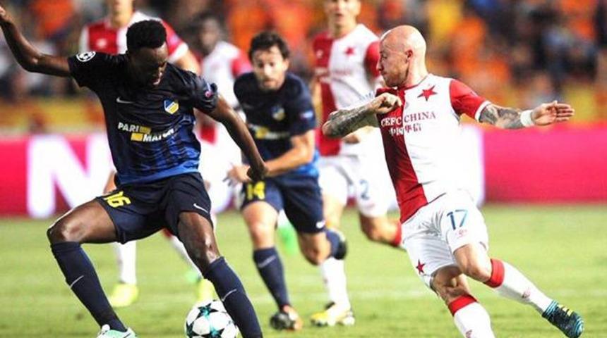 Stoch'un forma giydiği Slavia Prag Şampiyonlar Ligi'ne kalamadı
