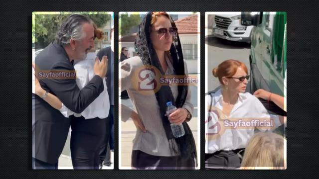 Nilperi Şahinkaya annesini toprağa verdi! Kerem Bürsin, Cem Yılmaz, Seda Bakan... Herkes oradaydı