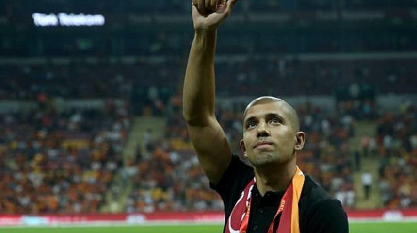 Galatasaray'da Sofiane Feghouli sevinci