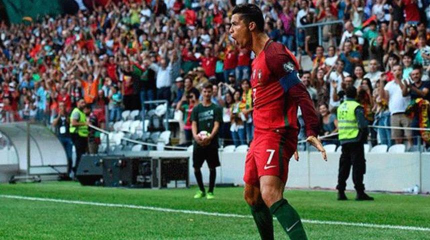 Cristiano Ronaldo tarihe ge&ccedil;ti