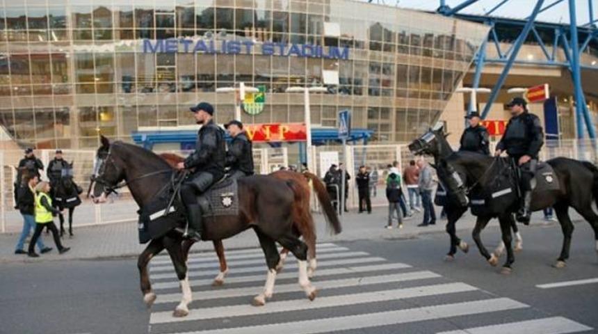 Ukrayna ma&ccedil;ı &ouml;ncesi bomba alarmı