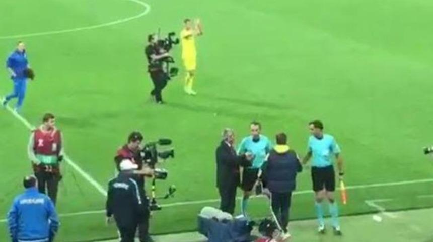 Lucescu hatalı kararları telefondan hakeme izletmek istedi