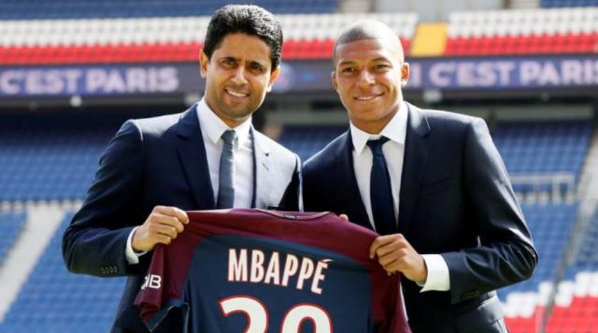 PSG yeni transferi Mbappe i&ccedil;in imza t&ouml;reni d&uuml;zenledi