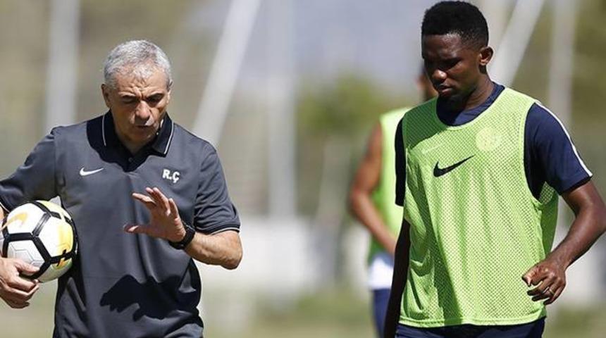 Rıza &Ccedil;alımbay Samuel Eto'o'nun s&ouml;zlerini kriz olarak yorumladı