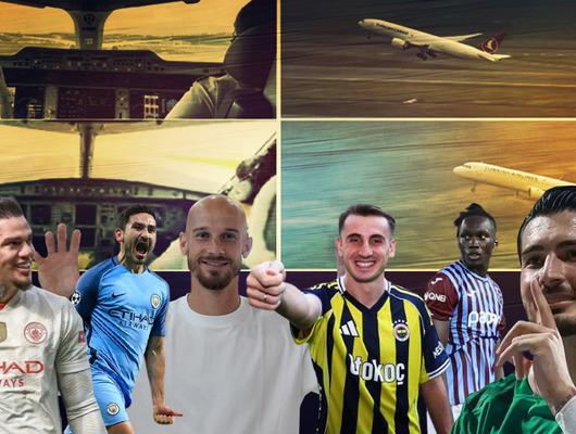 Son 24 saatte uçakların biri indi biri kalktı... Transfer şov!