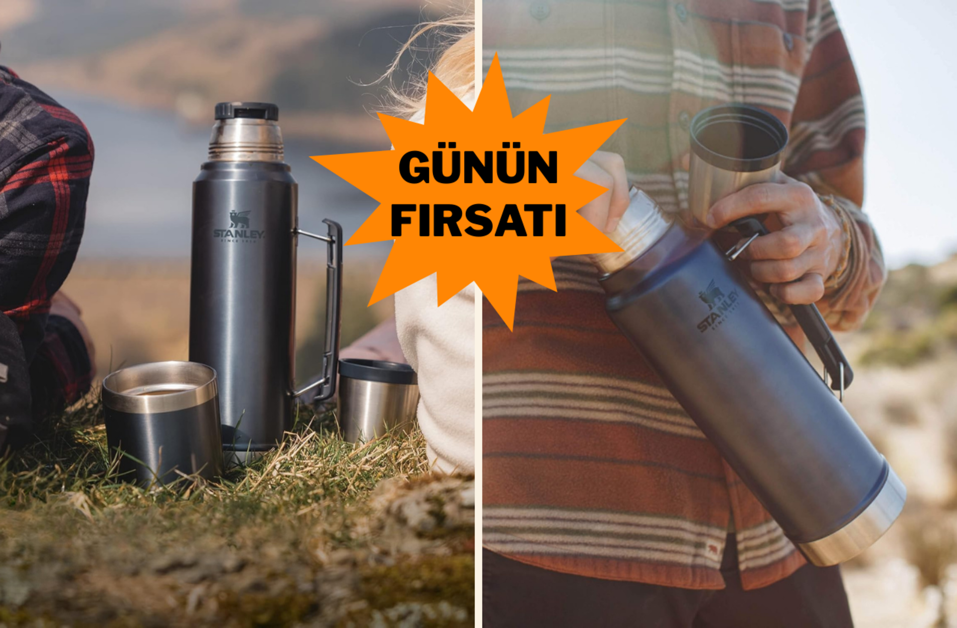 Stanley Klasik Vakumlu Paslanmaz Çelik Termos günün fırsat ürünü oldu