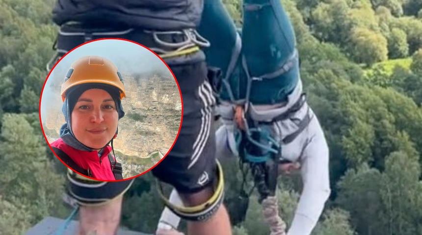 Selfie çekmek isterken yere çakıldı! Oğlunun gözleri önünde feci şekilde can verdi