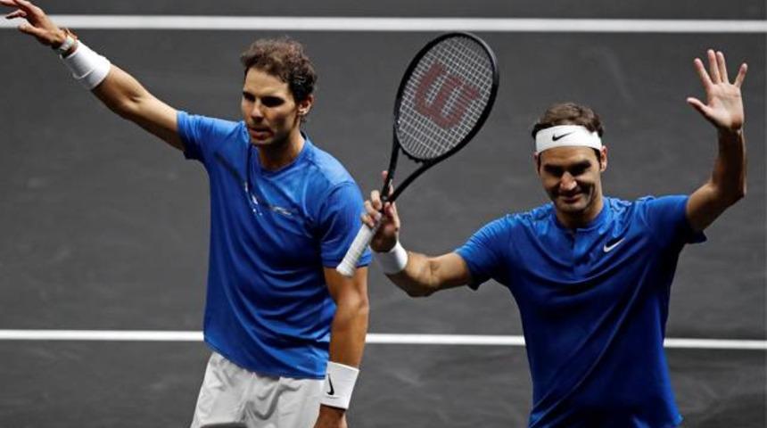 Nadal-Federer &ccedil;ifti ilk ma&ccedil;ını kazandı