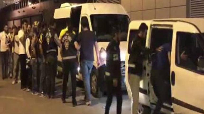 Derbide 46 taraftar hakkında işlem