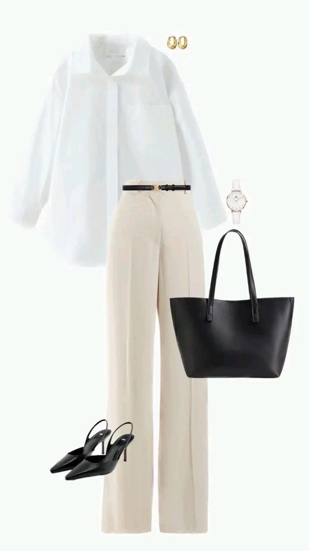 Çalışan kadınlar buraya! Beyaz gömlekle yapabileceğin 10 farklı kombin 7