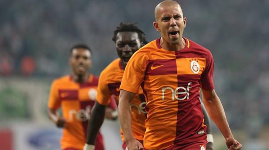 Feghouli: 'İlk şutum gol oldu.  Elhamd&uuml;lillah'