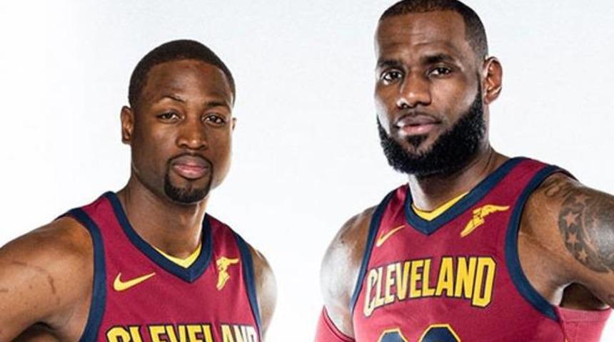 Wade, LeBron ile Cavaliers'ta buluştu
