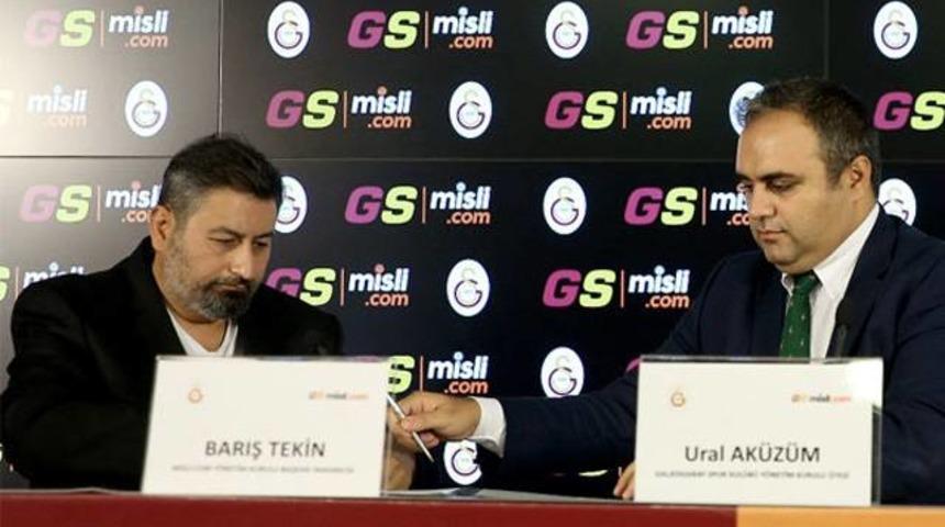 Galatasaray Misli.com'la sponsorluk anlaşması imzaladı