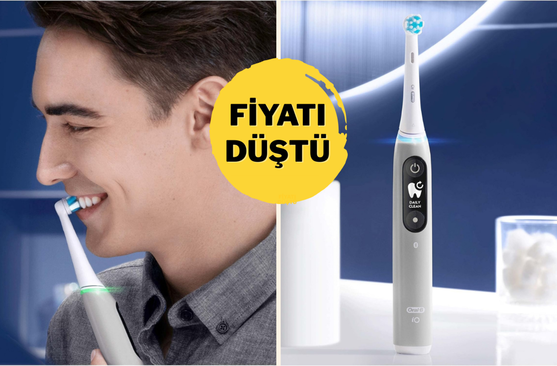 Oral-B iO-6 Şarjlı Diş Fırçası Okula ve Şehre Dönüş Fırsatları'na özel indirimde