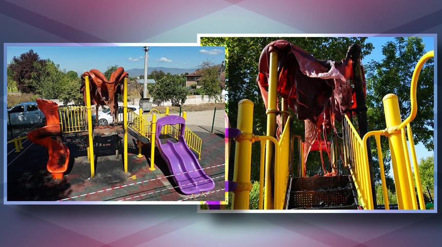 Vandallar her yerde! Çocukların oyun alanını yaktılar: Düzce Belediyesi suç duyurusunda bulundu