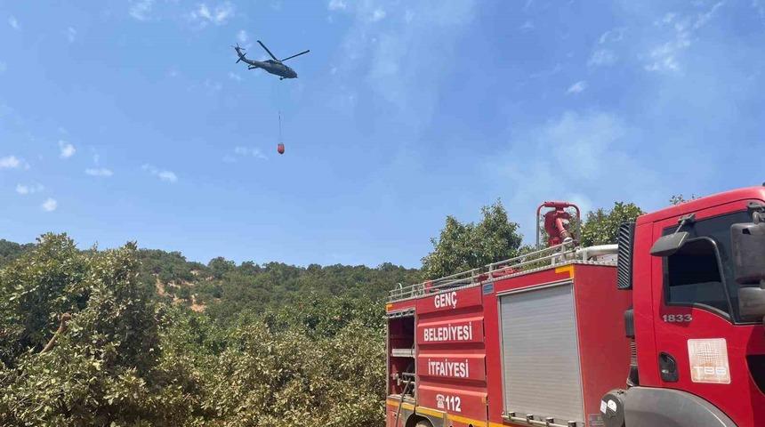 Bingöl’de orman yangını: Havadan karadan müdahale sürüyor