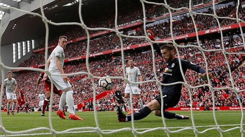 Liverpool ile Manchester United 0-0 berabere kaldı