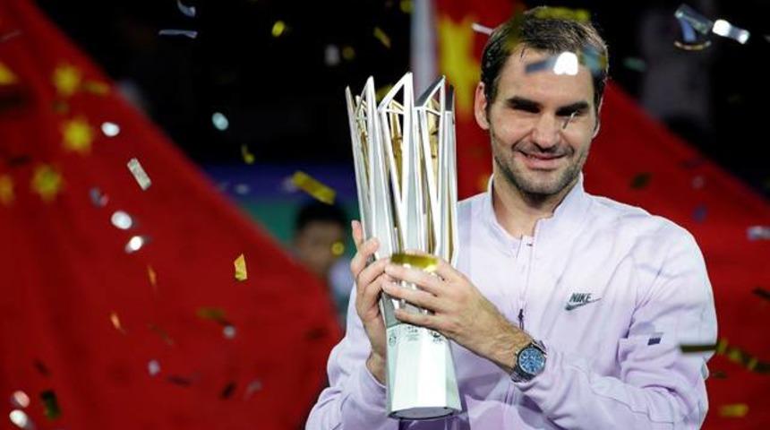 Şanghay'da şampiyon Federer