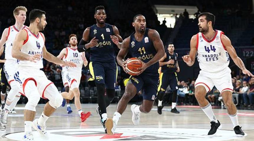 Anadolu Efes 84 - 80 Fenerbah&ccedil;e Doğuş