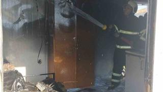 Reyhanlı’da konteyner yangını