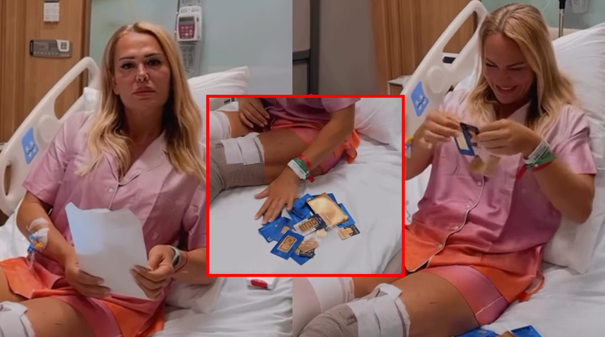 Survivor Nagihan ameliyat oldu! Hastaneye bir zarf dolu altın geldi, etrafa saçıldı: "50 gram, 100 gram, külçeler..."