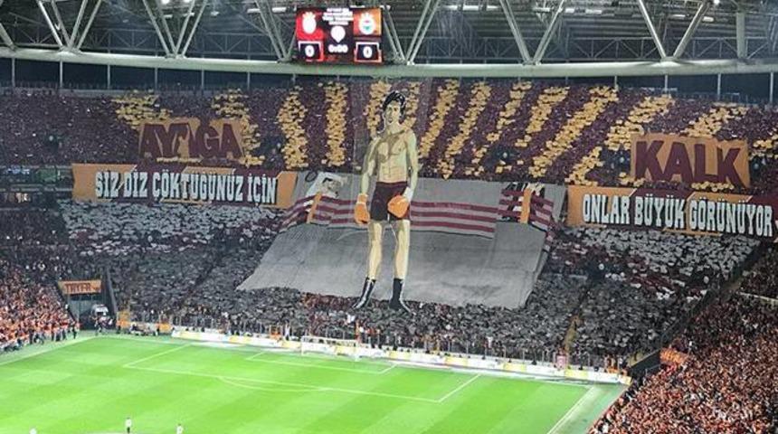 Galatasaray taraftarının koreografisi i&ccedil;in Binali Yıldırım soruşturma a&ccedil;ılması talimatı verdi