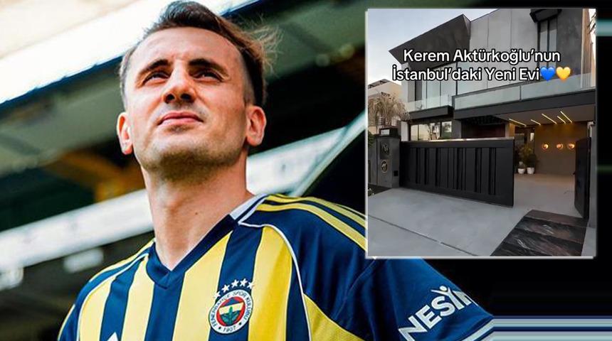 Fenerbahçe'nin yeni transferi Kerem Aktürkoğlu'nun Türkiye'de yaşayacağı villa! 