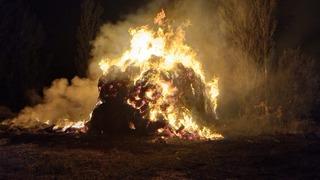 Hakkari Yüksekova’da ot yangını