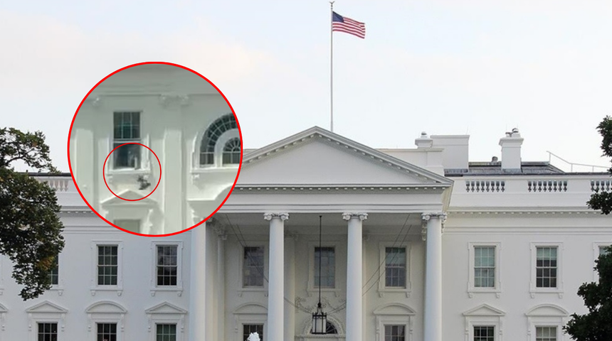 Beyaz Saray'da gizemli olay! Pencereden fırlatıldı, açıklamalar kafa karıştırdı
