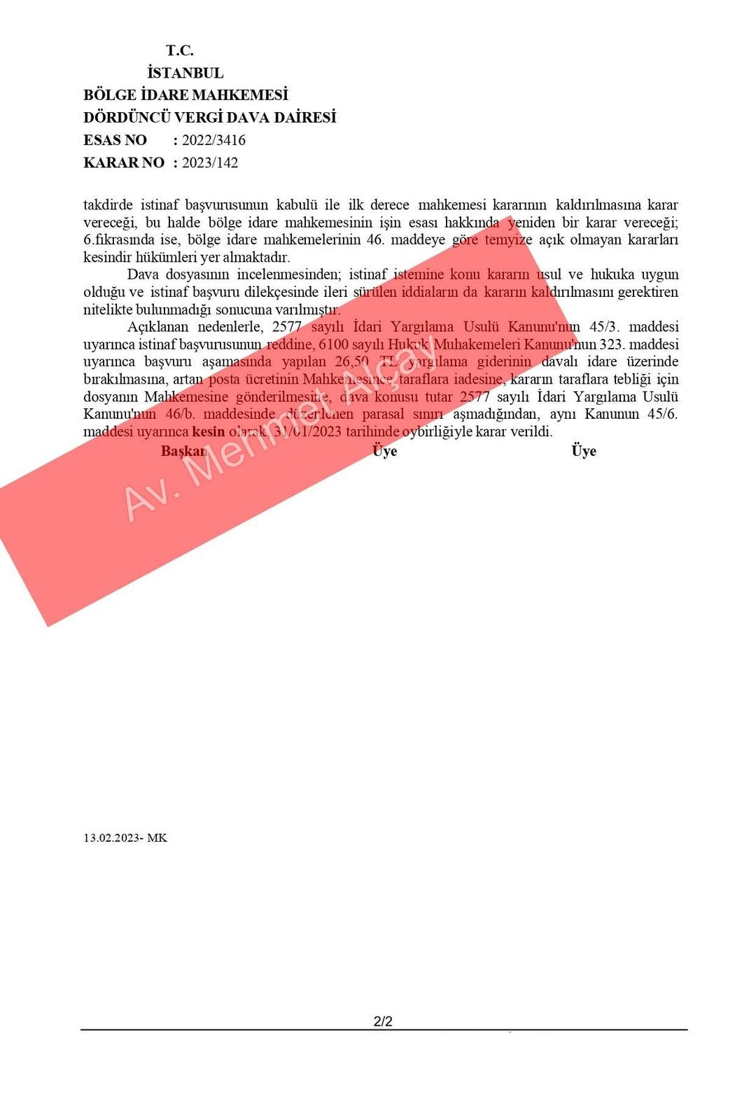 İstinaf Mahkemesinden emsal karar! "Kaynağı kanıtlanmayan paraya vergi kesilemez" 2
