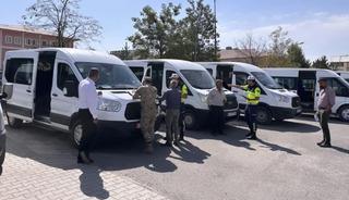 Patnos’ta servis araçlarına sıkı denetim