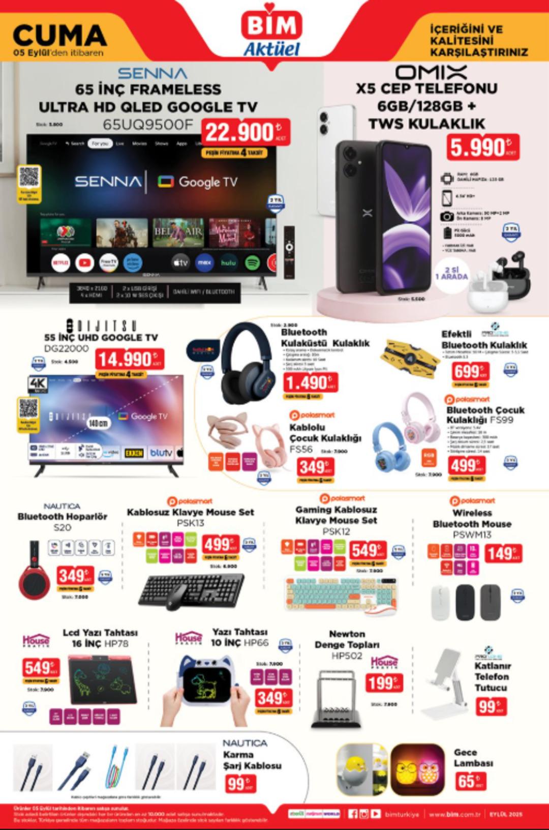 BİM e Philips elektrikli süpürge geliyor! 5 Eylül 2025 BİM Aktüel Kataloğu burada 1