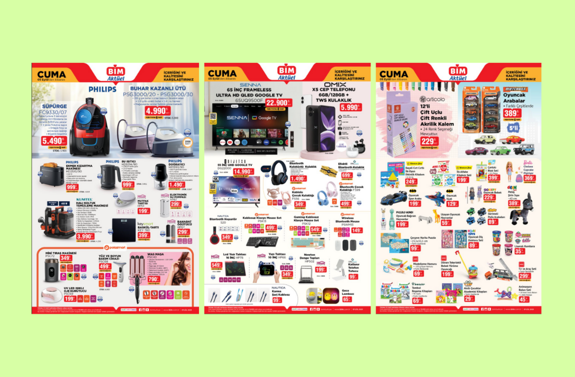 BİM'e Philips elektrikli süpürge geliyor! 5 Eylül 2025 BİM Aktüel Kataloğu burada