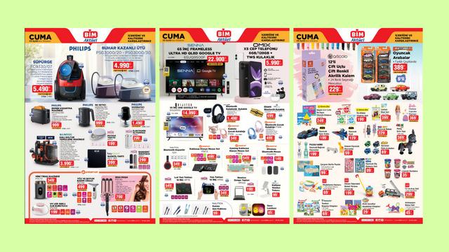 BİM'e Philips elektrikli süpürge geliyor! 5 Eylül 2025 BİM Aktüel Kataloğu burada