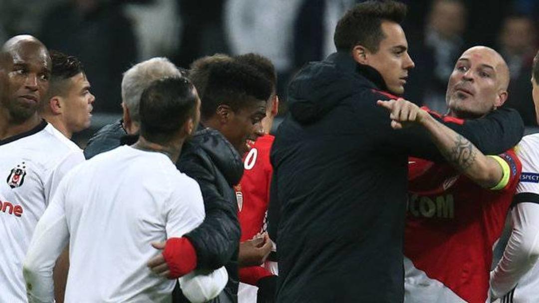 Beşiktaş-Monaco ma&ccedil;ı sonrası olay!