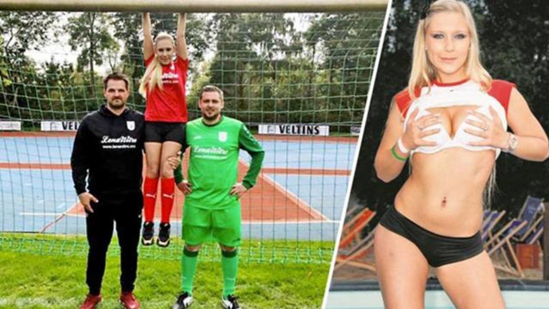 Porno yıldızı Lena Nitro SV Oberw&uuml;rzbach'a sponsor oldu