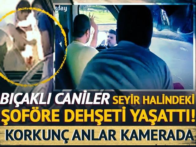 Yer: Şanlıurfa... Bıçaklı caniler yol kesti: Seyir halindeki şoförün dehşet anları kamerada! 