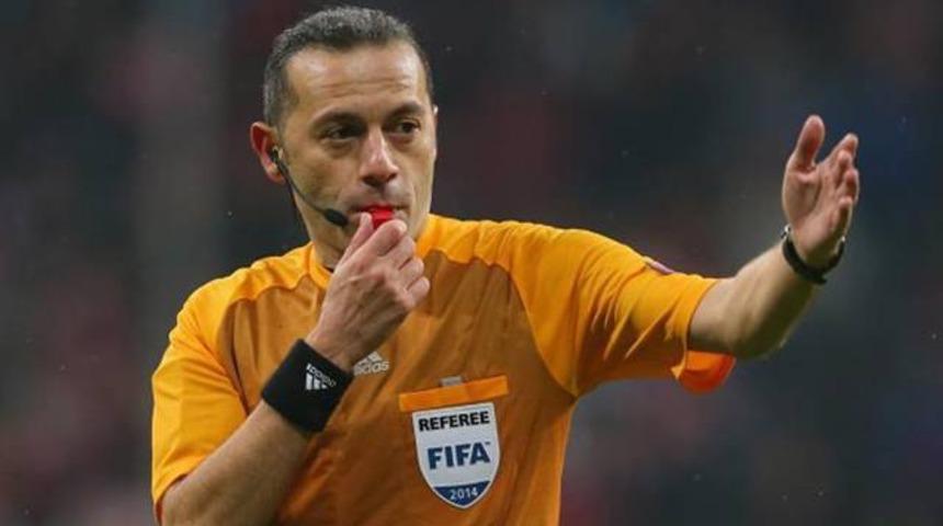 C&uuml;neyt &Ccedil;akır, Almanya-Fransa ma&ccedil;ını y&ouml;netecek