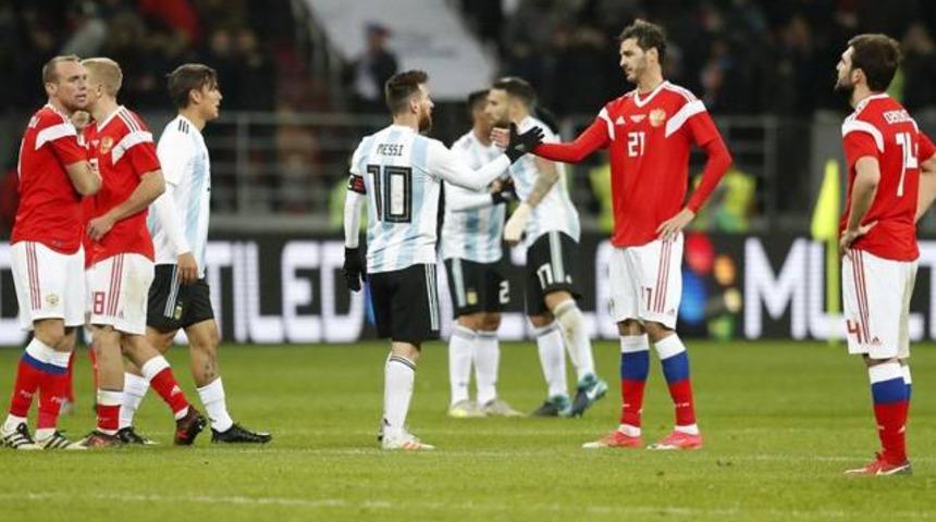 Rusya 0 - 1 Arjantin